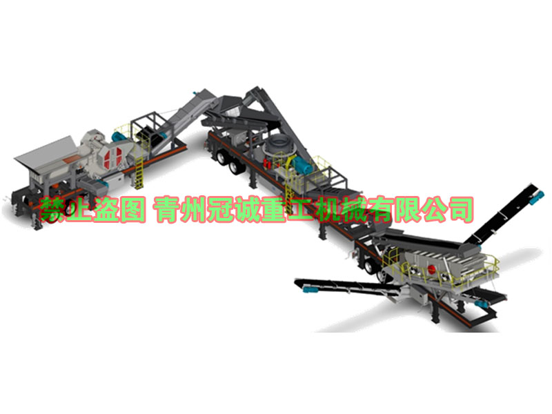 200噸花崗岩組合式移動破碎站