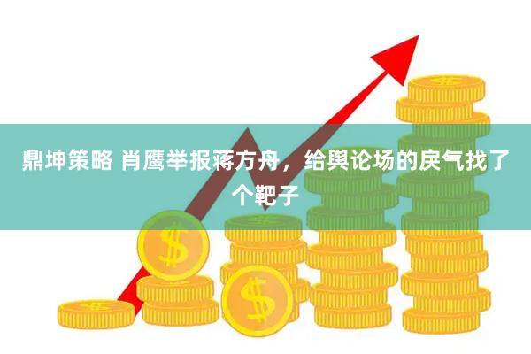鼎坤策略 肖鹰举报蒋方舟，给舆论场的戾气找了个靶子